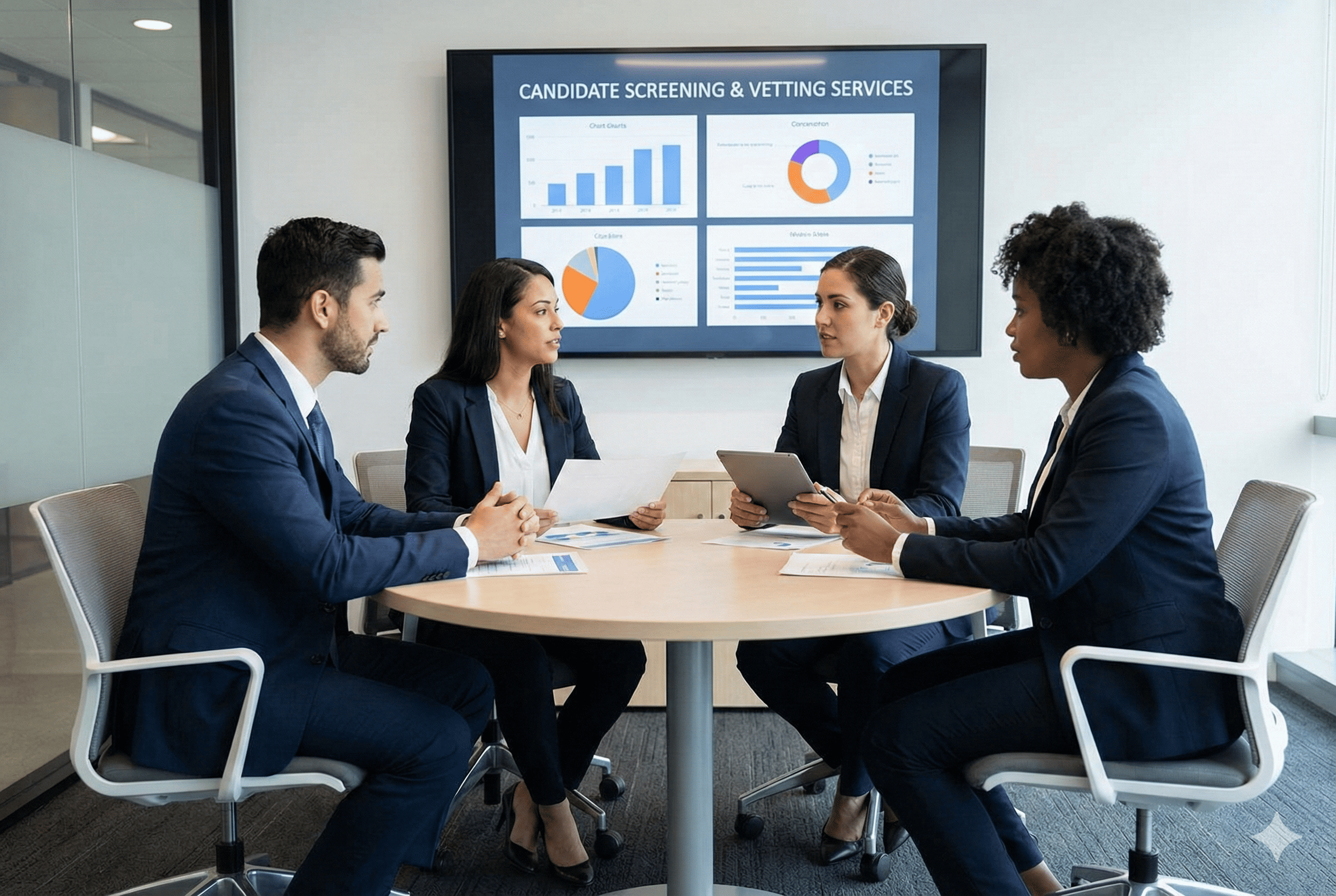 Candidate screening and vetting services