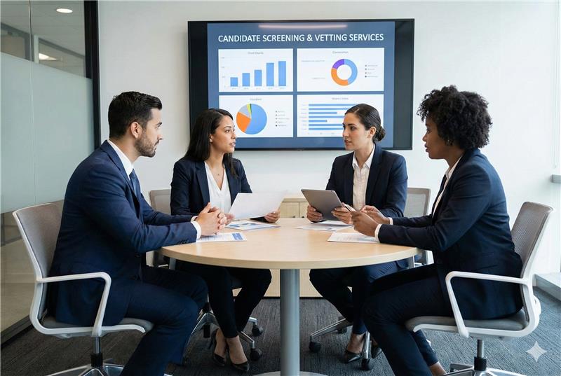 Candidate screening and vetting services